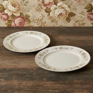 Suffolk Diamond Bone China, occupied Japan 11 inch dinner plate